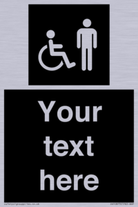 Custom information: black panel disabled and male